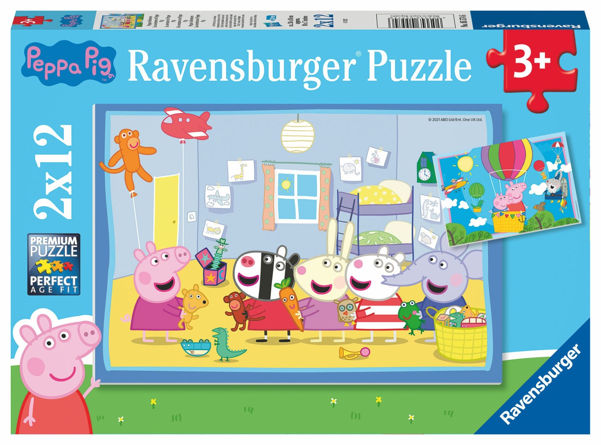 Ravensburger De Avonturen van Peppa Pig (2x 12 Stukjes)