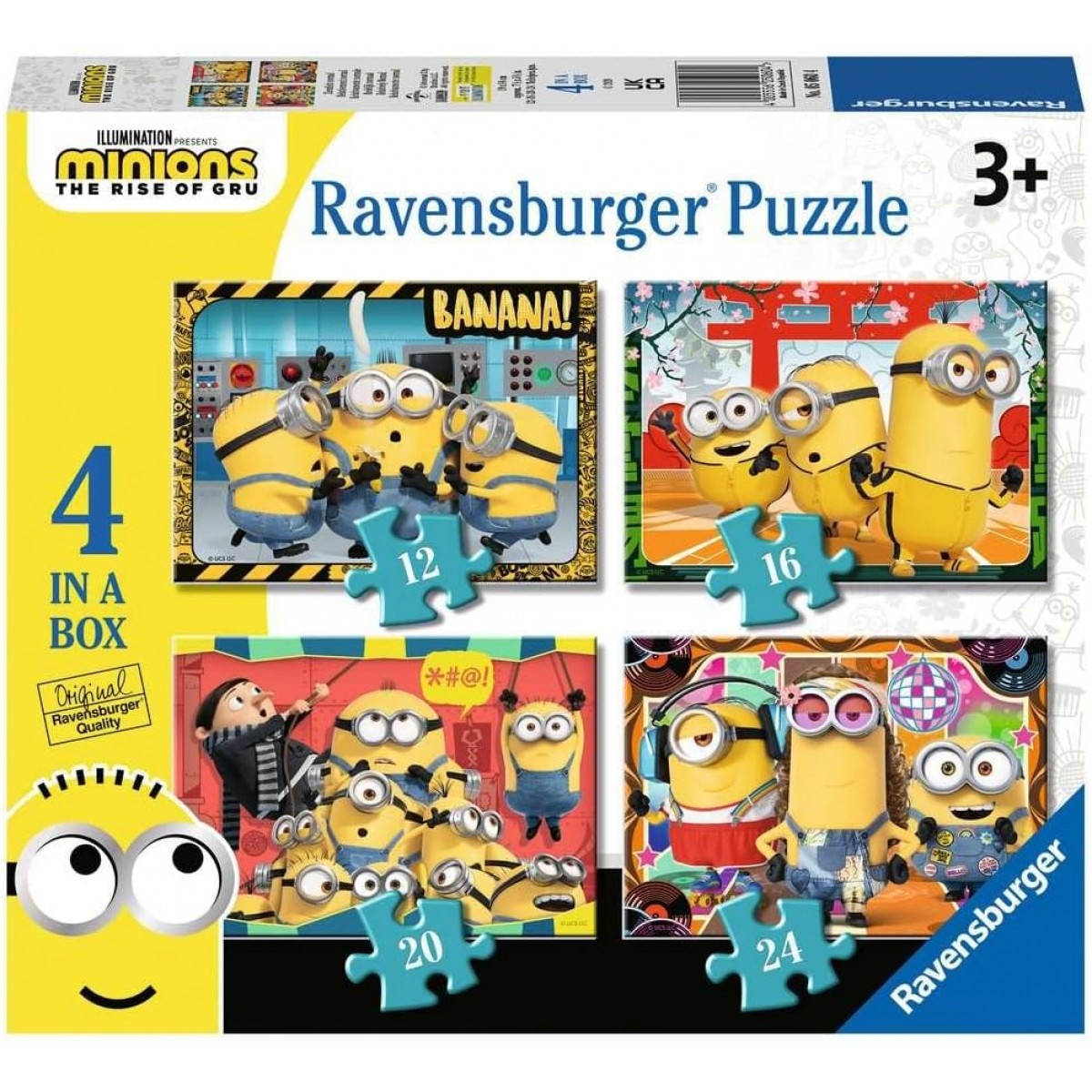 Ravensburger Minions 2 - 4 Puzzles in a Box