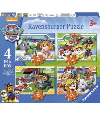 Ravensburger PAW Patrol - 4 Puzzles in a Box