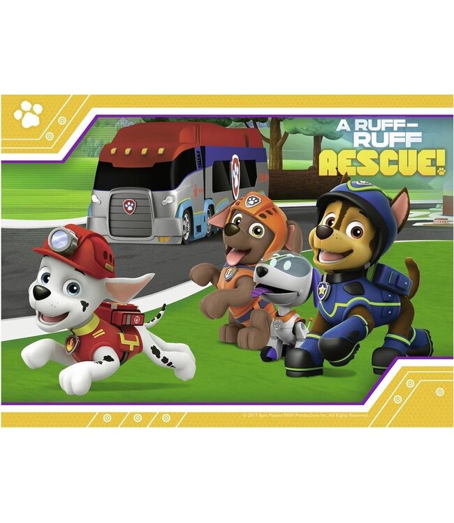 PAW Patrol - 4 Puzzles in a Box