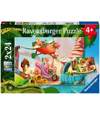 Ravensburger Rocky, Bill, Mazu en Tiny (2x24 Stukjes)