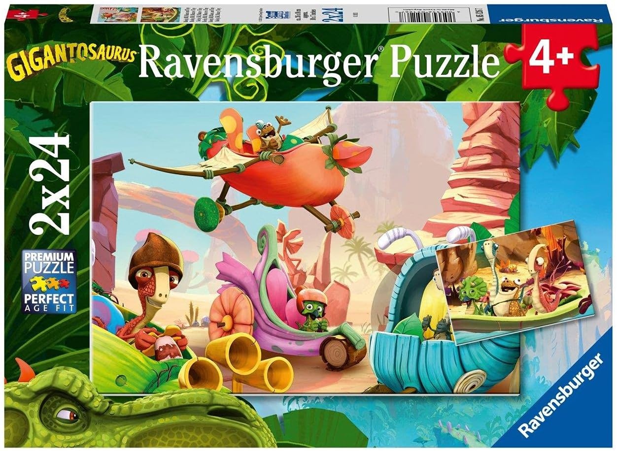 Ravensburger Rocky, Bill, Mazu en Tiny (2x24 Stukjes)