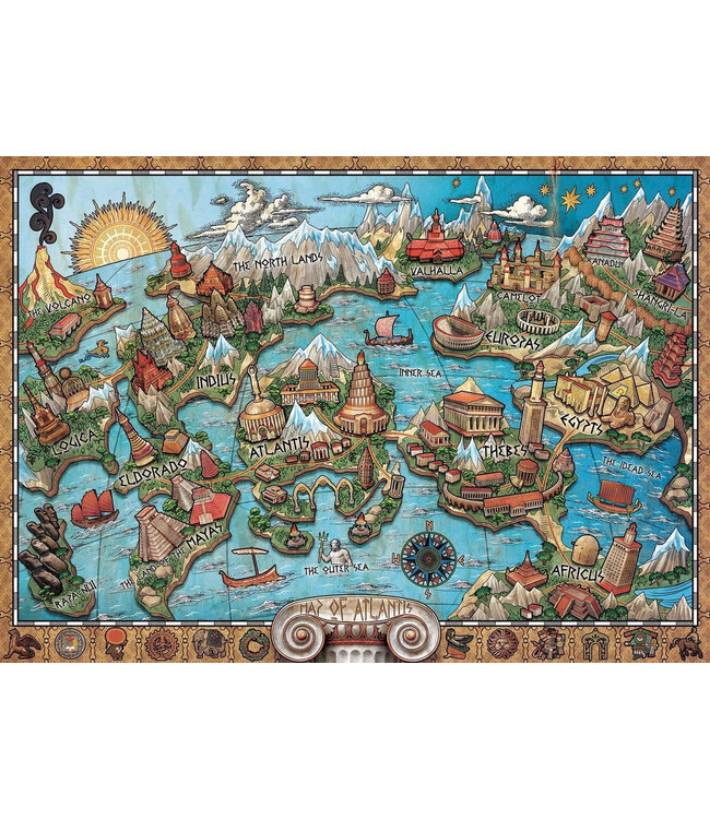 Geheimzinnig Atlantis (1000 Stukjes)