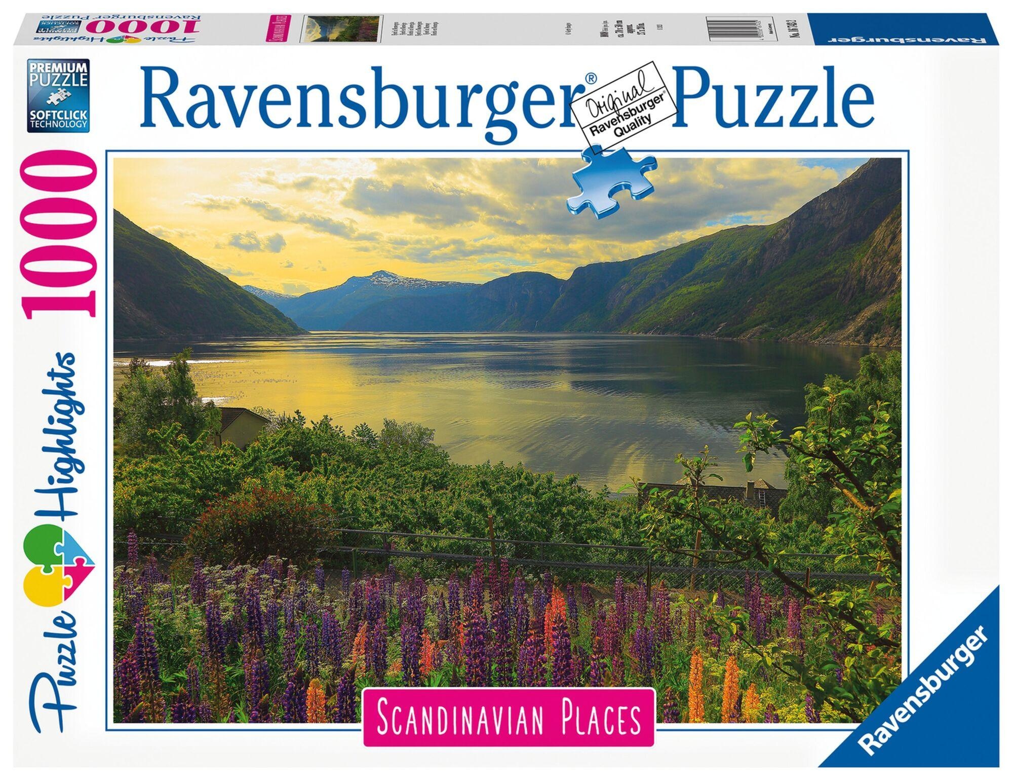 Ravensburger Scandinavian Places: Fjord in Noorwegen (1000 Stukjes)