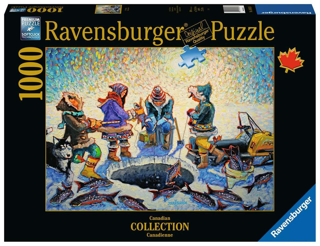 Ravensburger Canadian Collection: IJsvissen (1000 Stukjes)
