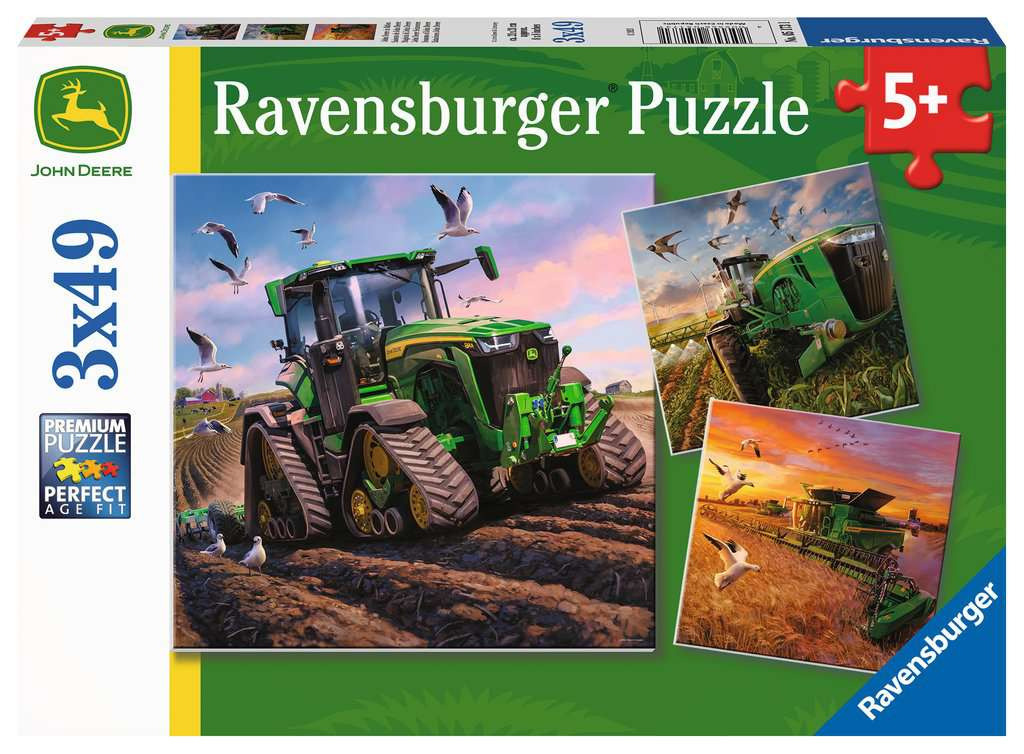 Ravensburger Seasons of John Deere (3 x 49 Stukjes)
