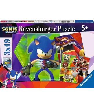 Ravensburger Sonic Prime (3 x 49 Stukjes)