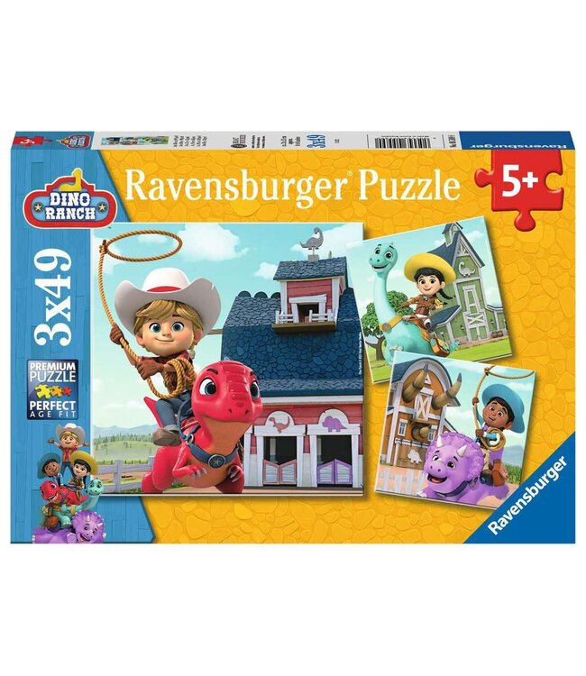 Dino Ranch 3 in 1 (3 x 49 Teile)