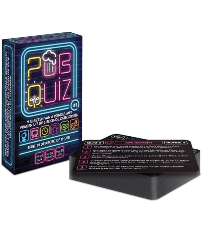Pubquiz #1 (NL) - Kaartspel