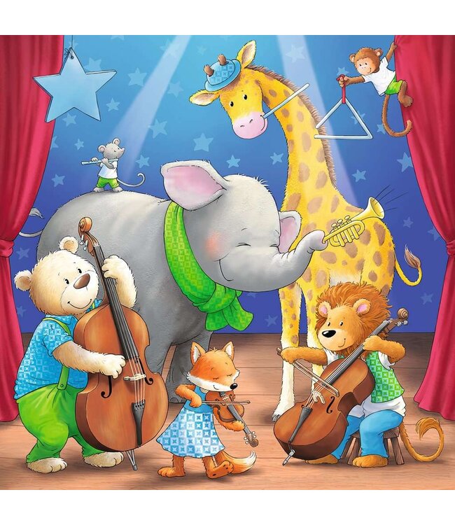 Dieren op het Podium 3 in 1 (3 x 49 Pieces)