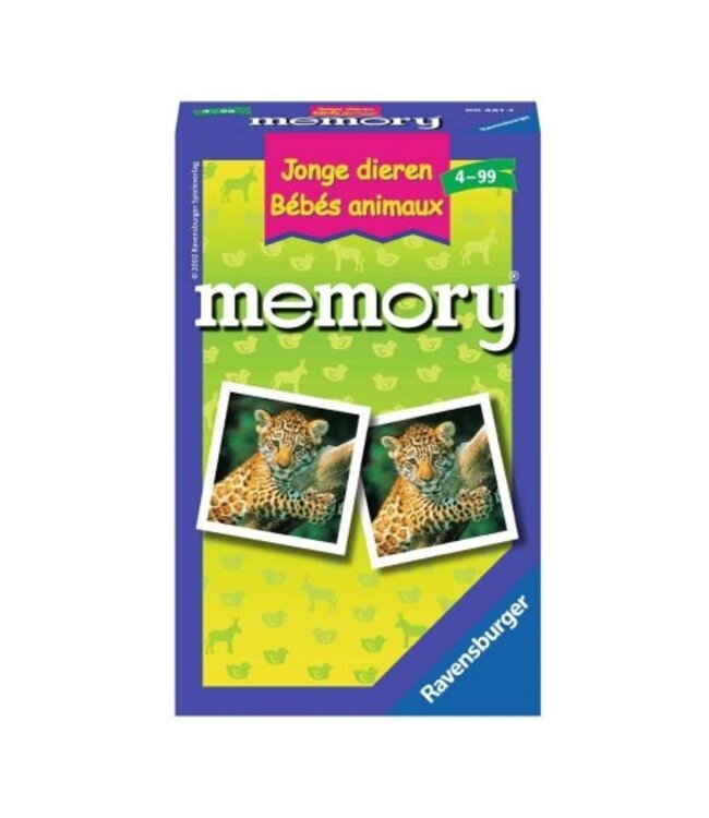 Memory: Jonge Dieren (NL) - Card game