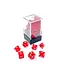 Chessex Mini RPG Dice Set: Translucent Red/White