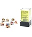 Chessex Mini RPG Dice: Festive Circus/Black