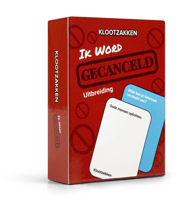 Klootzakken: Ik word Gecanceld (NL) - Kaartspel