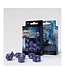 Q-Workshop Classic RPG Dice Set: Cobalt & White