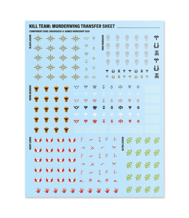 Warhammer 40,000 - Kill Team Murderwing: Chaos Space Marine Aerial Shock Troops