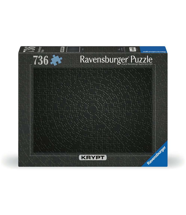 Krypt: Black (736 Stukjes) - Puzzel