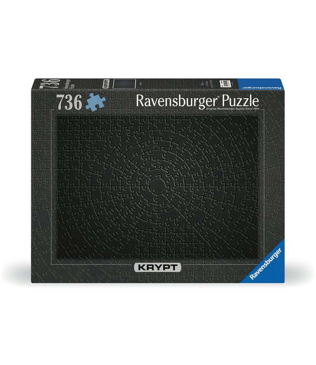 Ravensburger Krypt: Black (736 Stukjes)