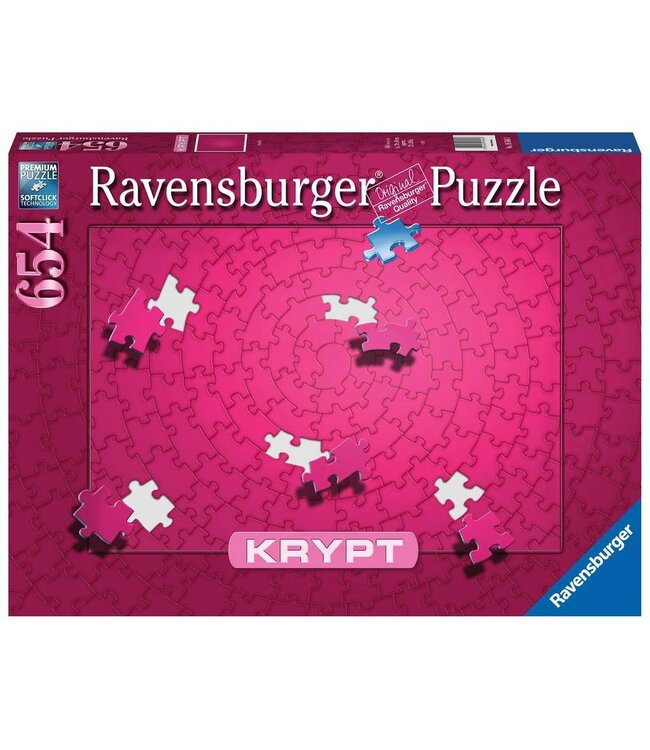 Ravensburger Krypt: Pink (654 Stukjes)