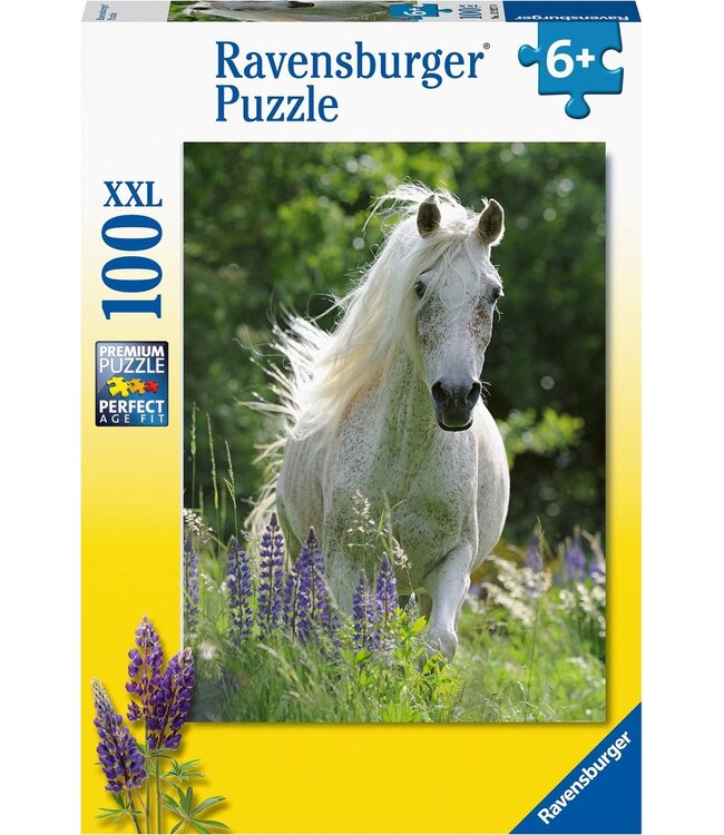 Witte Merrie XXL (100 Pieces) - Puzzle