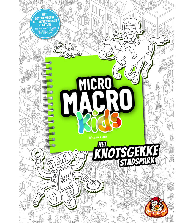 MicroMacro Kids: Het Knotsgekke Stadspark (NL) - Brettspiel