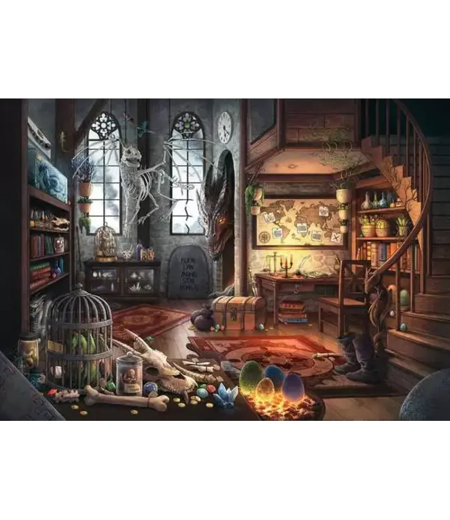 Escape Puzzle: Dragon Laboratory (759 Pieces) - Puzzle