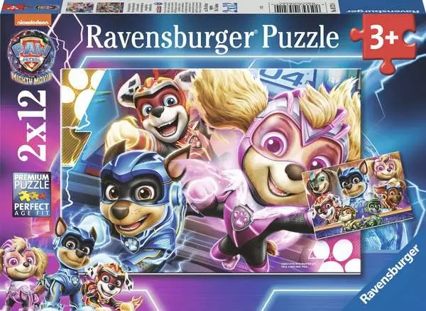 Ravensburger Paw Patrol: Een Onoverwinnelijk Team (2x 12 Stukjes)