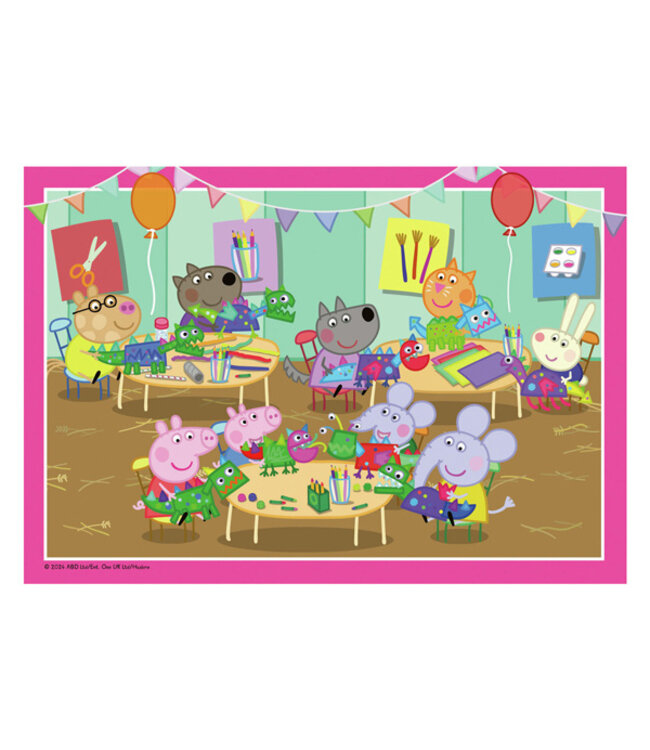 Feestje met Peppa (2x12 Teile) - Puzzle
