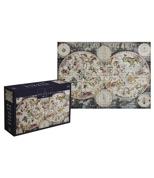 Interdruk: Maps #1 (1000 Teile) - Puzzle
