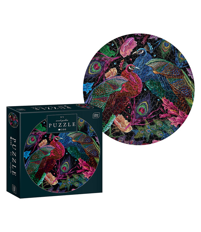 Interdruk: Round Secret Garden #1 (500 Teile) - Puzzle
