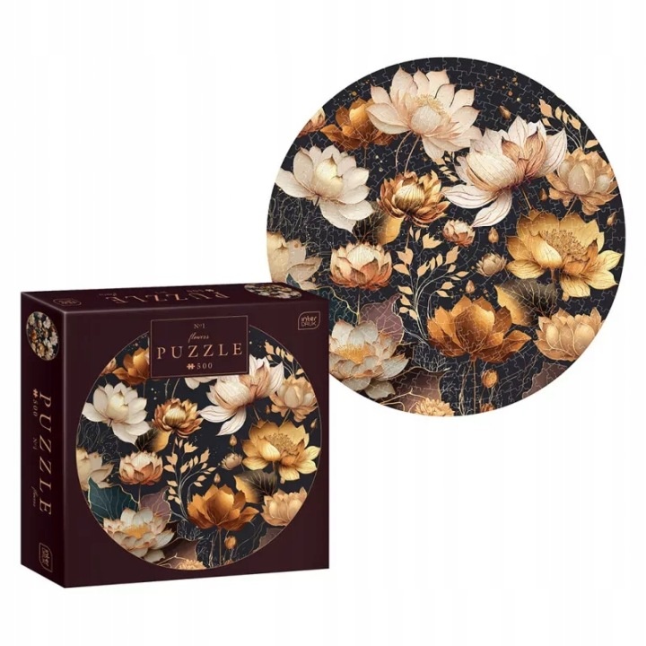 Interdruk Round Flowers #1 (500 Stukjes)