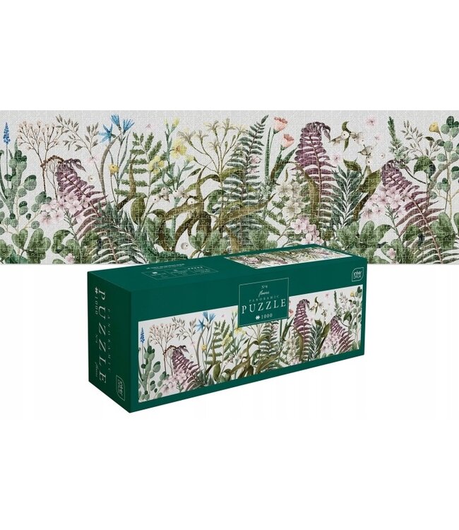 Interdruk: Panoramic Flowers #4 (1000 Teile) - Puzzle