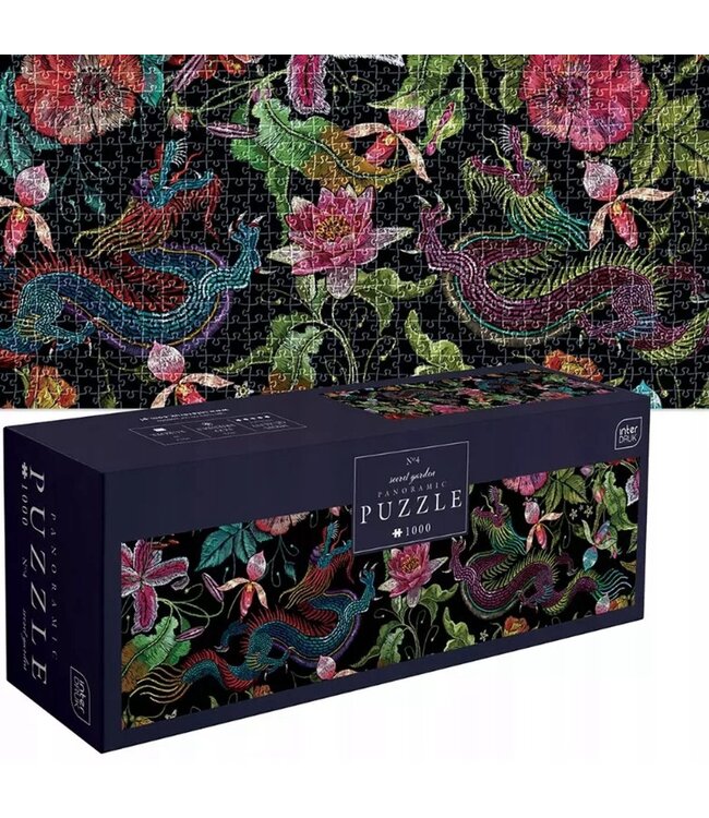 Interdruk: Panoramic Secret Garden #4 (1000 Teile) - Puzzle