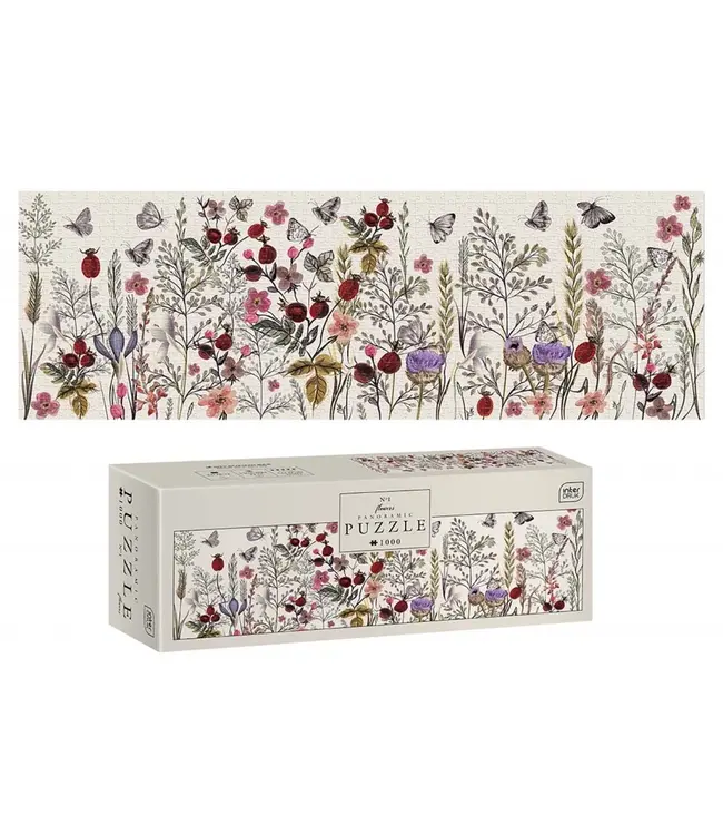 Interdruk: Panoramic Flowers #1 (1000 Teile) - Puzzle