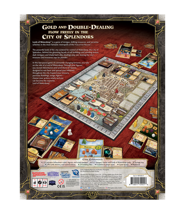 Dungeons & Dragons: Lords of Waterdeep Board Game (ENG) - Bordspel