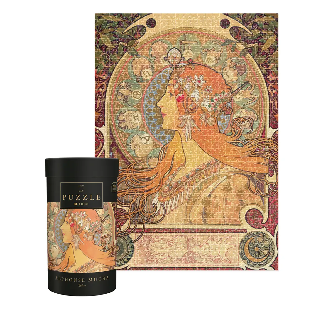 Interdruk Puzzle Art #9: Alphonse Mucha (1000 Stukjes)