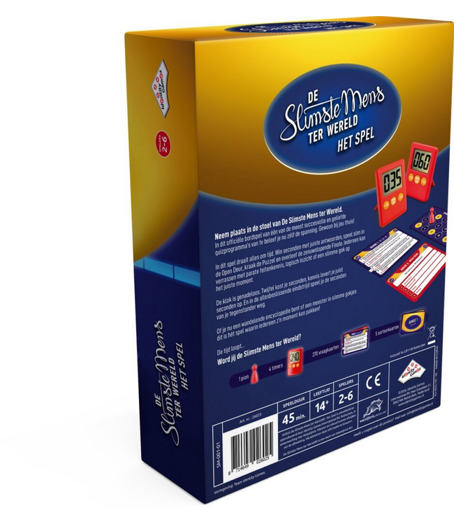 De Slimste Mens ter Wereld: het Spel (NL) - Kartenspiel