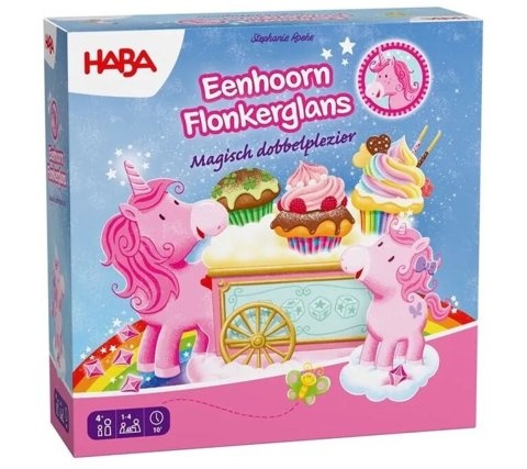 HABA Eenhoorn Flonkerglans: Magisch Dobbelplezier (NL)