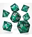 Glassstaff RPG Dice Set - CritStones: Forest Fountain Liquid Core