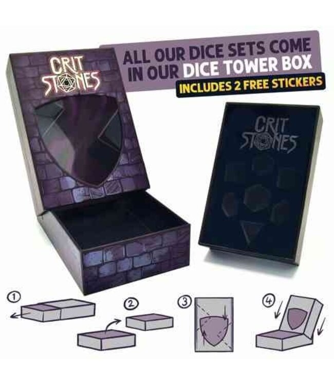 RPG Dice Set - CritStones: Forest Fountain Liquid Core