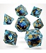 Glassstaff RPG Dice Set - CritStones: Ice Dragon's Gaze Floating Eye