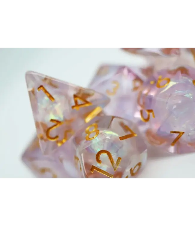 RPG Dice Set: Sakura Petals