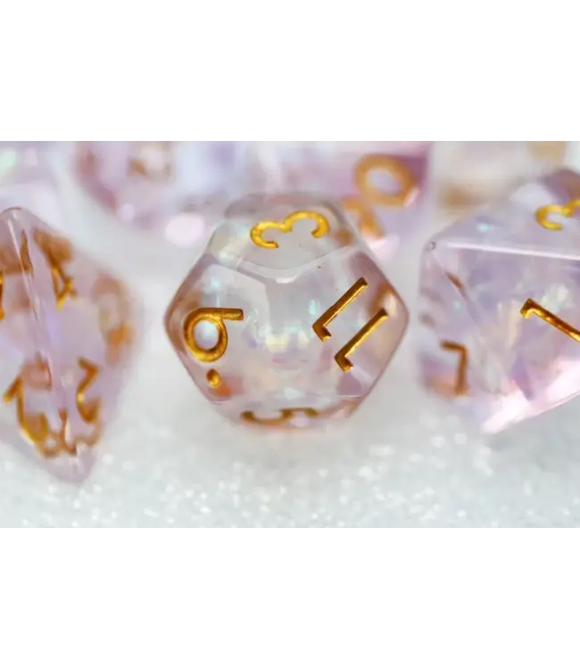 RPG Dice Set: Sakura Petals