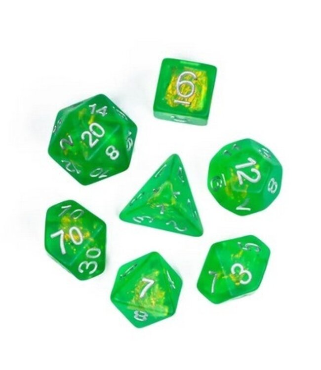 RPG Dice Set: Radioactive Ore