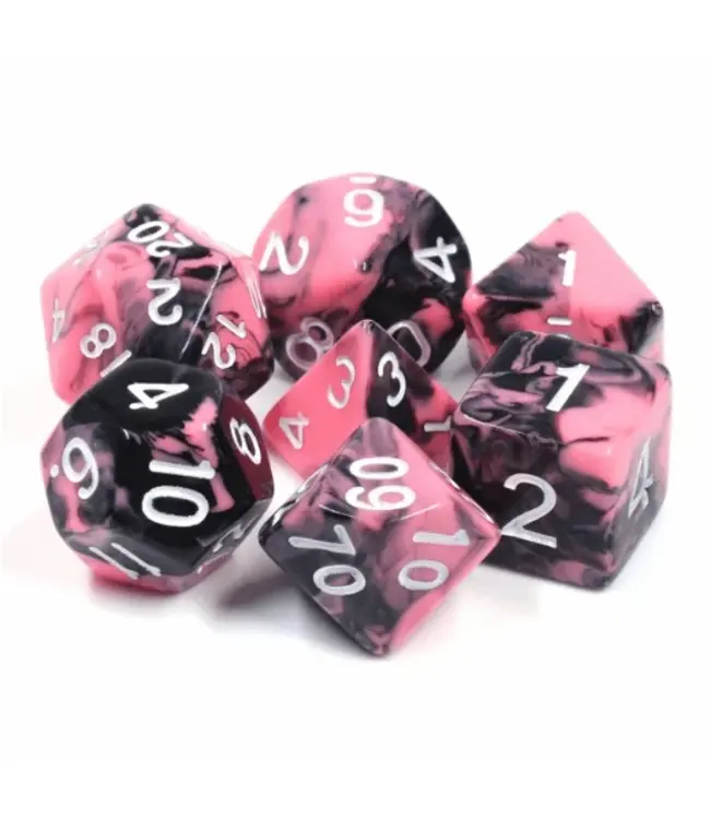 RPG Dice Set: Watermelon Cream