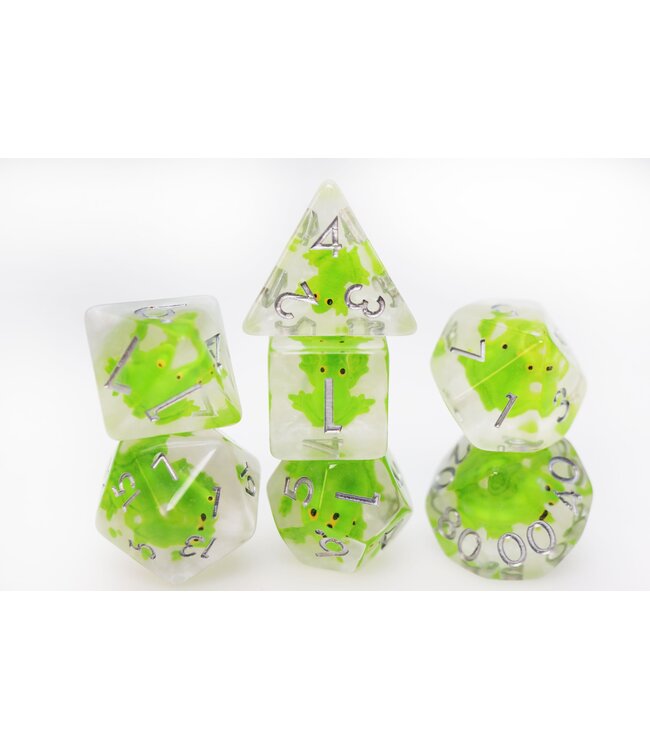 RPG Dice Set: Frozen Frog