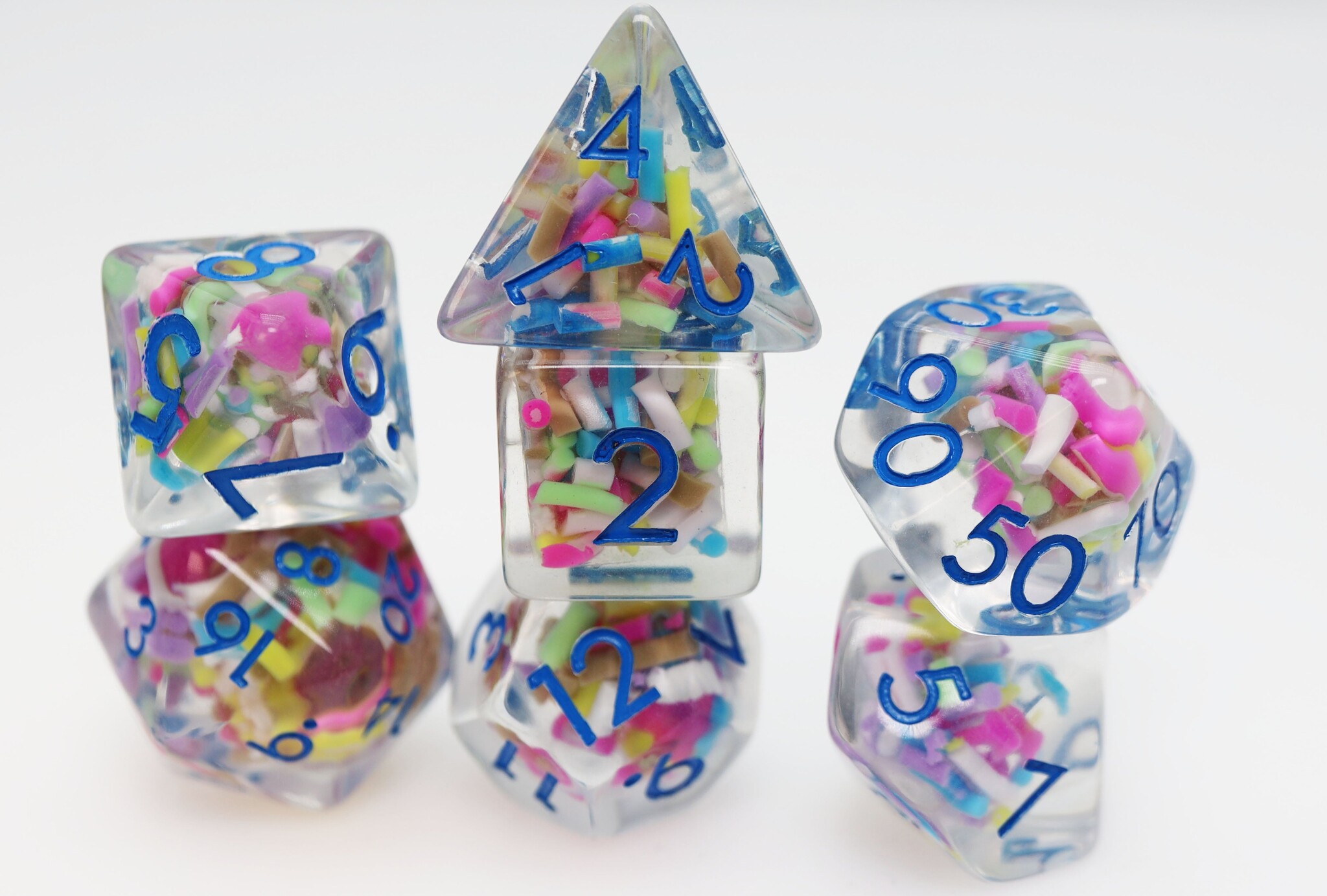 Foam Brain Games RPG Dice Set: Ice Cream Sprinkles