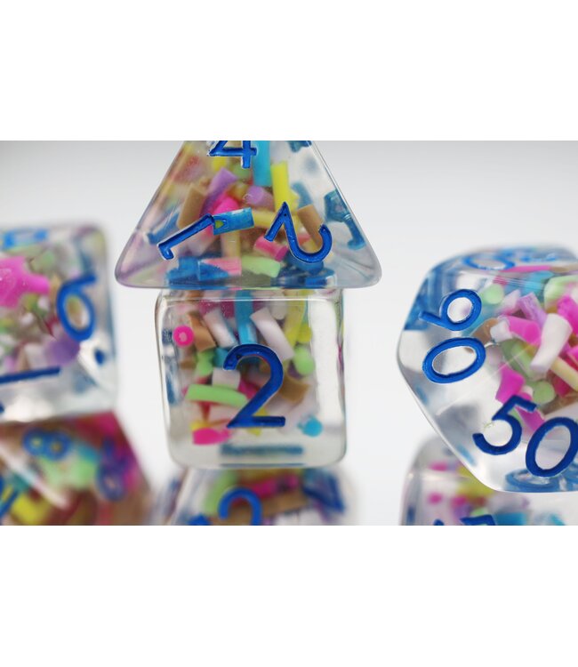 RPG Dice Set: Ice Cream Sprinkles