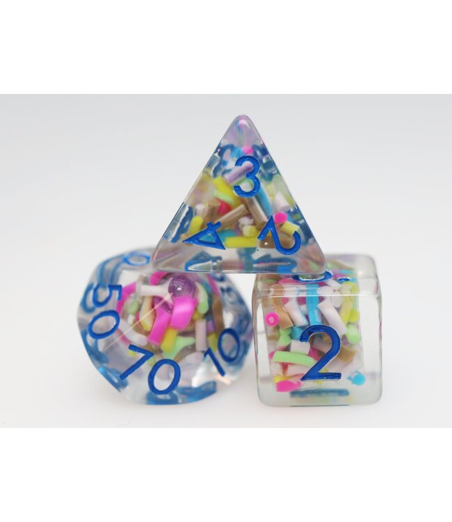 RPG Dice Set: Ice Cream Sprinkles