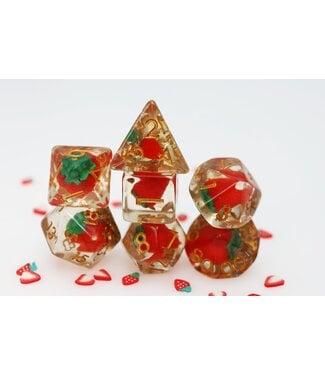 Foam Brain Games RPG Dice Set: Wild Strawberries
